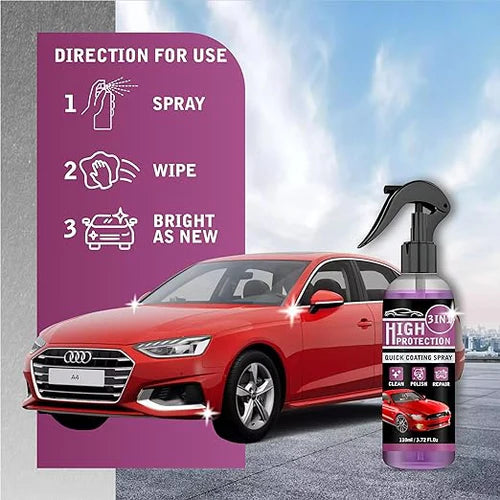 10x More Powerful Car Coating Spray | Buy 1 Get 2 Freeš„ (Pack Of 3)