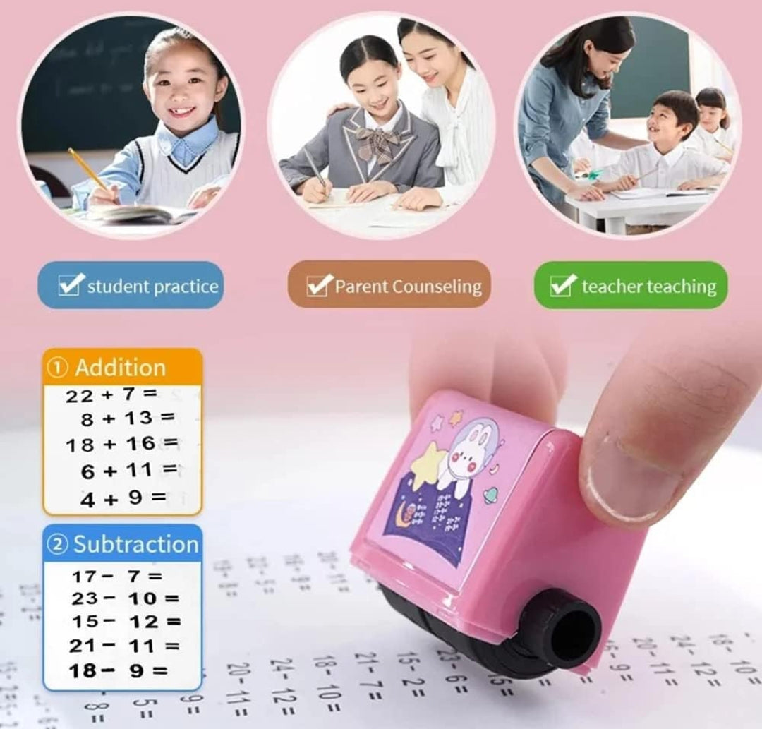 Kids maths quizz roller