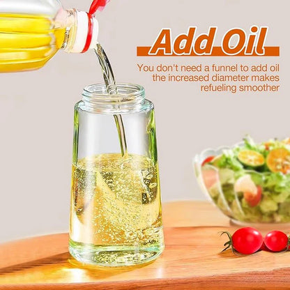 Premium 2-in-1 Glass Oil Dispenser Bottle