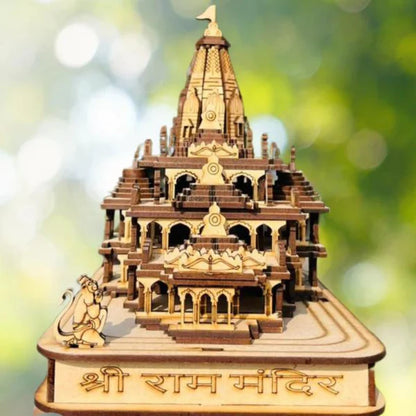 Ayodhya Shri Ram Mandir 3D Wooden Temple 1