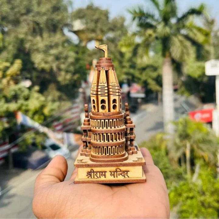 Ayodhya Shri Ram Mandir 3D Wooden Temple