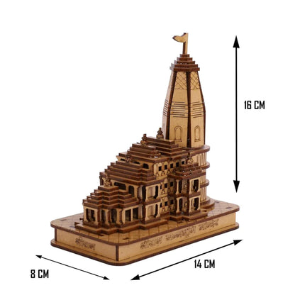 Ayodhya Shri Ram Mandir 3D Wooden Temple 1